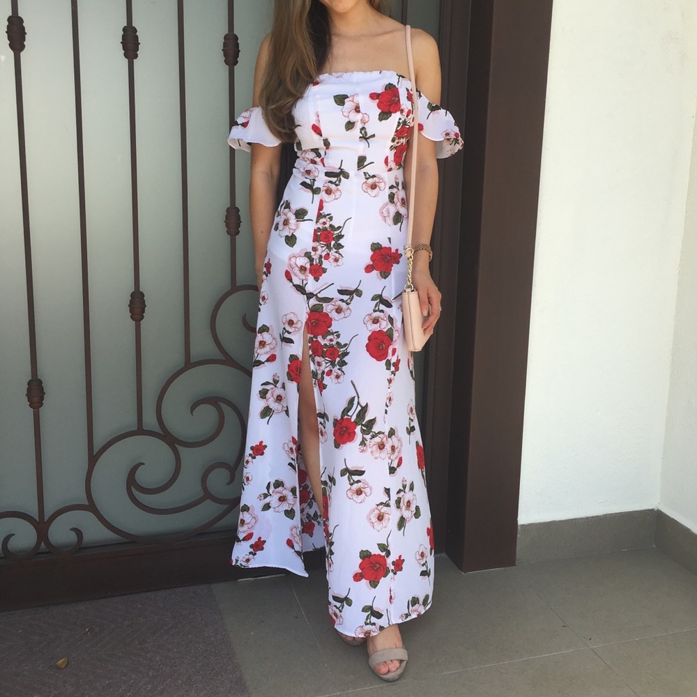 Floral maxi dress